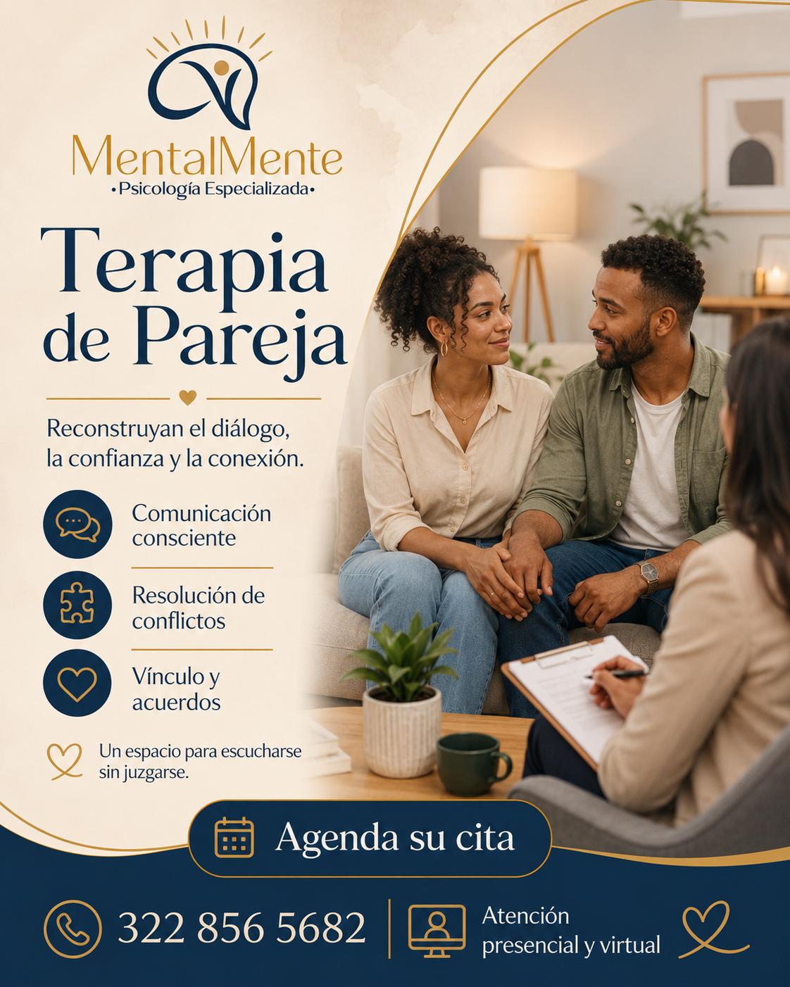 Psicología de pareja en MentalMente Psicología Especializada