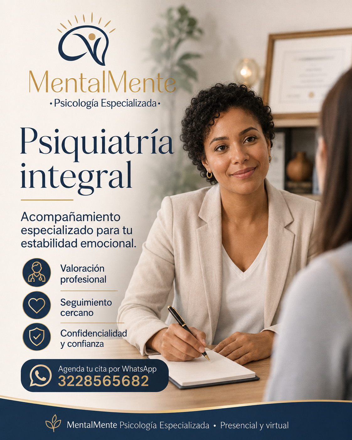 Psiquiatría · MentalMente Psicología Especializada